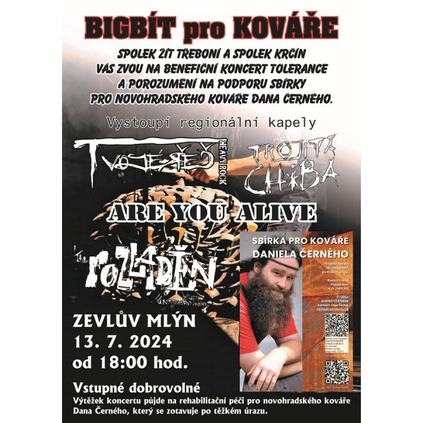 Benefiční koncert „Bigbít pro kováře“
