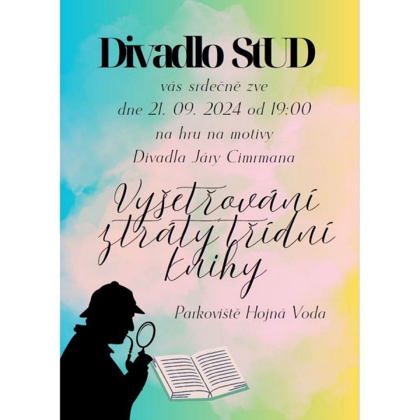 Divadlo na pódiu: Vyšetřování ztráty třídní knihy